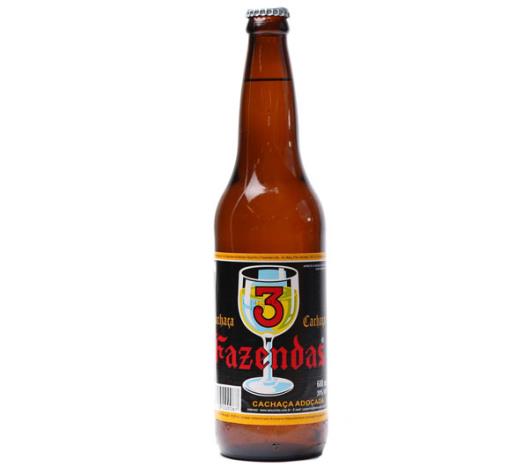 Aguardente 3 Fazendas 600ml - Imagem em destaque
