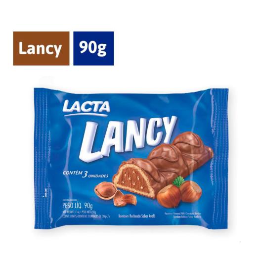 Chocolate LANCY Lacta (3 unidades) 90g - Imagem em destaque