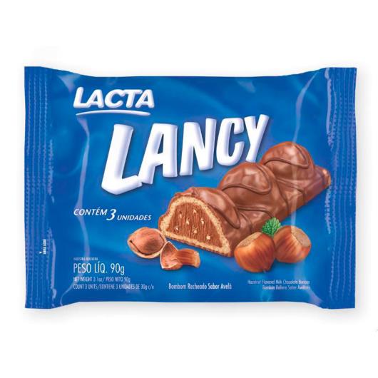 Chocolate LANCY Lacta (3 unidades) 90g - Imagem em destaque
