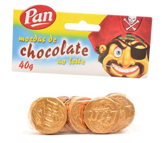 Chocolate Pan moedas 40g - Imagem em destaque