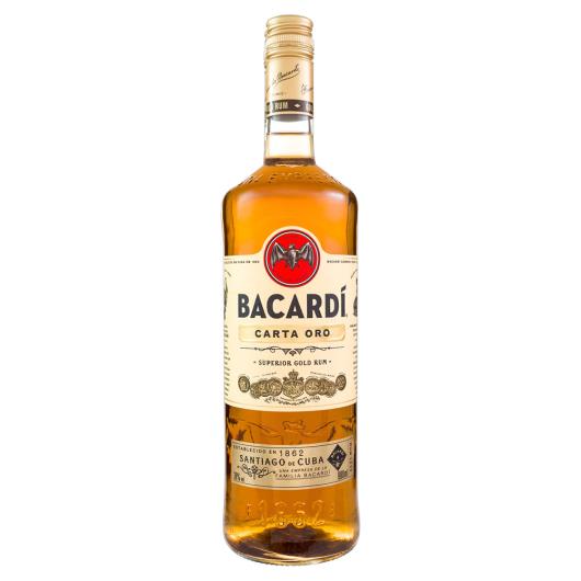 Rum Nacional Carta Ouro Bacardi Garrafa 980ml - Imagem em destaque