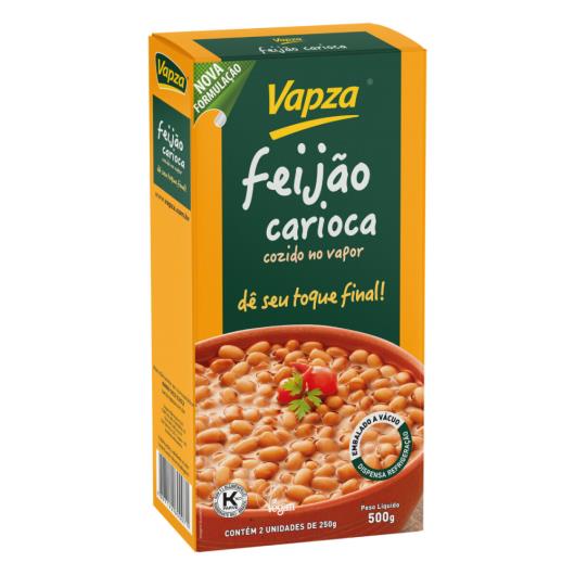 Feijão Carioca Cozido no Vapor Vapza Caixa 500g - Imagem em destaque