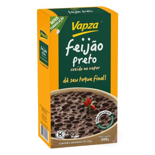 Feijão Preto Cozido no Vapor Vapza Caixa 500g - Imagem em destaque