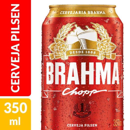 Cerveja Brahma Chopp Pilsen 350ml Lata - Imagem em destaque