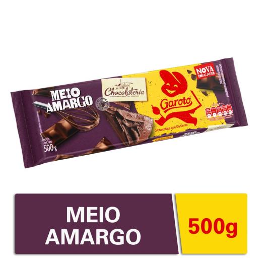 Chocolate para Cobertura GAROTO Meio Amargo 500g - Imagem em destaque