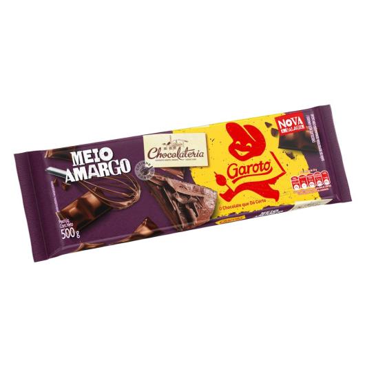 Chocolate para Cobertura GAROTO Meio Amargo 500g - Imagem em destaque