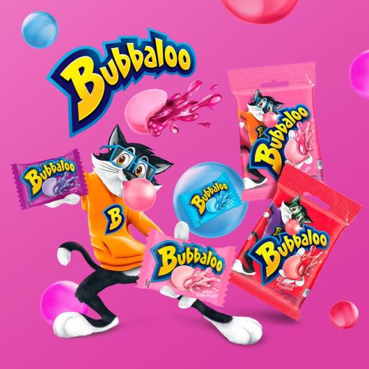 Chiclete Bubbaloo Tutti-Frutti bag com 10 unidades de 5g - Imagem em destaque