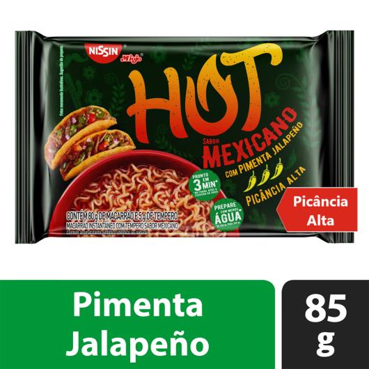 Macarrão Instantâneo Lámen Mexicano Nissin Miojo Hot Pacote 85g - Imagem em destaque