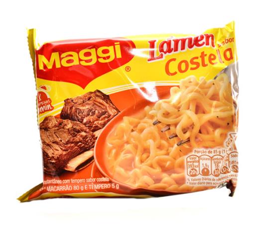 Macarrão instantâneo lámen sabor costela Maggi 85g - Imagem em destaque