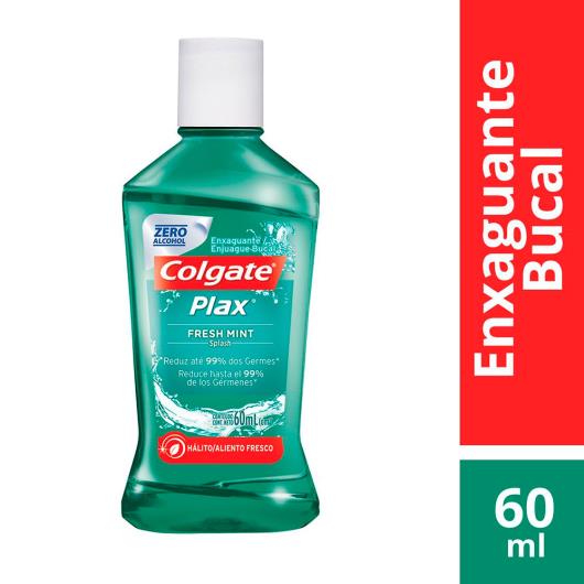 Enxaguante bucal Colgate plax fresh mint 60ml - Imagem em destaque