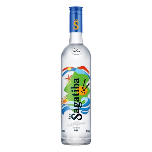 Cachaça Pura Cristalina Sagatiba Garrafa 700ml - Imagem em destaque