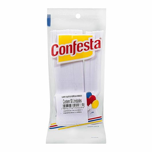 Garfo para refeição Confesta 50 unidades - Imagem em destaque