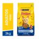 Ração FRISKIES gatos adultos peixes – Mar de sabores 3kg - Imagem 7891000069431.jpg em miniatúra