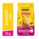 NESTLÉ® PURINA® FRISKIES® Ração Seca para Gatos Adultos Mix de Carnes 3kg - Imagem 7891000069417.jpg em miniatúra