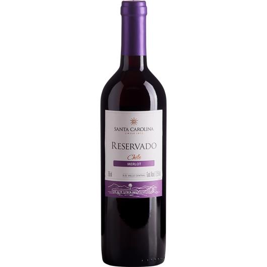 Vinho chileno santa carolina Reservado Merlot 750ml - Imagem em destaque