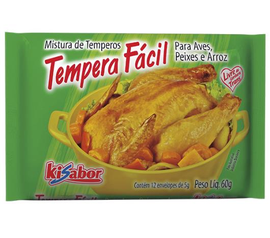 Tempero fácil para aves Kisabor 60g - Imagem em destaque