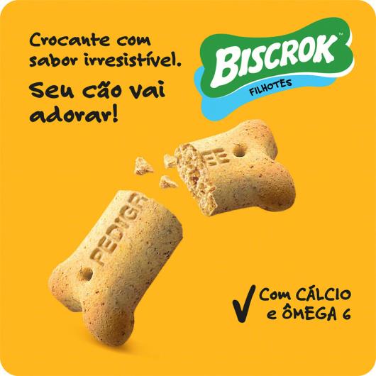 Petisco para Cães Filhotes Leite Pedigree Biscrok Pouch 300g - Imagem em destaque