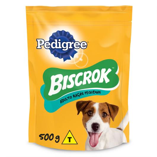 Petisco para Cães Adultos Raças Pequenas Leite Pedigree Biscrok Pouch 500g - Imagem em destaque