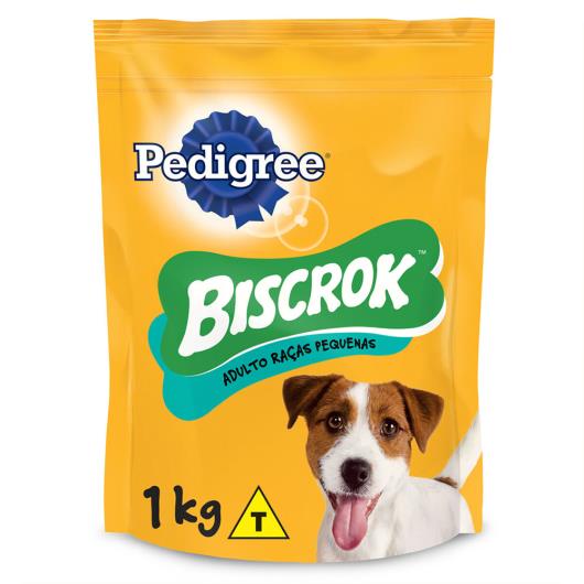 Petisco para Cães Adultos Raças Pequenas Leite Pedigree Biscrok Pouch 1kg - Imagem em destaque