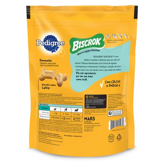 Petisco para Cães Adultos Raças Pequenas Leite Pedigree Biscrok Pouch 1kg - Imagem em destaque