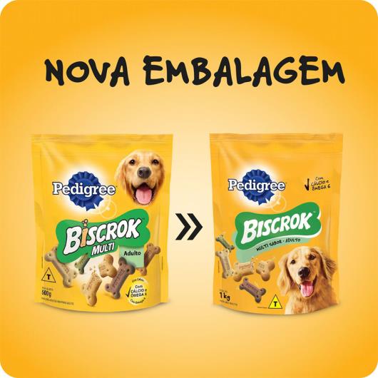 Petisco para Cães Adultos Pedigree Biscrok Multi Pouch 1kg - Imagem em destaque