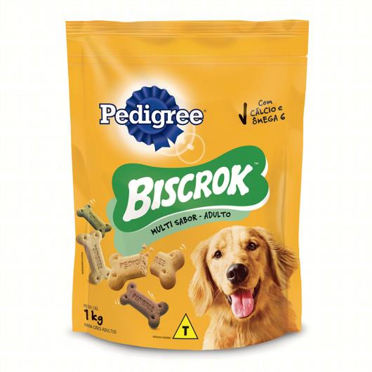 Petisco para Cães Adultos Pedigree Biscrok Multi Pouch 1kg - Imagem em destaque