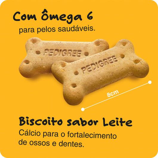 Petisco para Cães Adultos Raças Grandes Leite Pedigree Biscrok Pouch 500g - Imagem em destaque