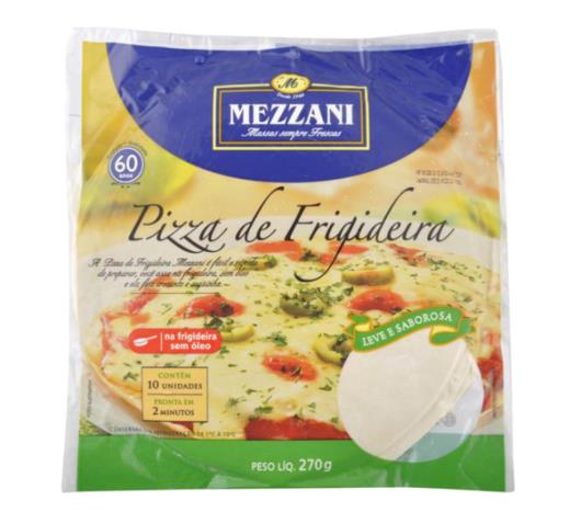 Massa para pizza frigideira com 10 Mezzani 270g - Imagem em destaque