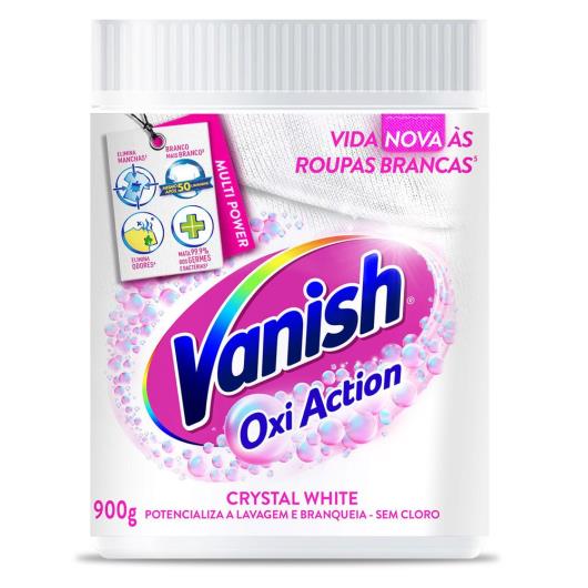 Tira Manchas em Pó Vanish Crystal White Oxi Action 900g para roupas brancas - Imagem em destaque