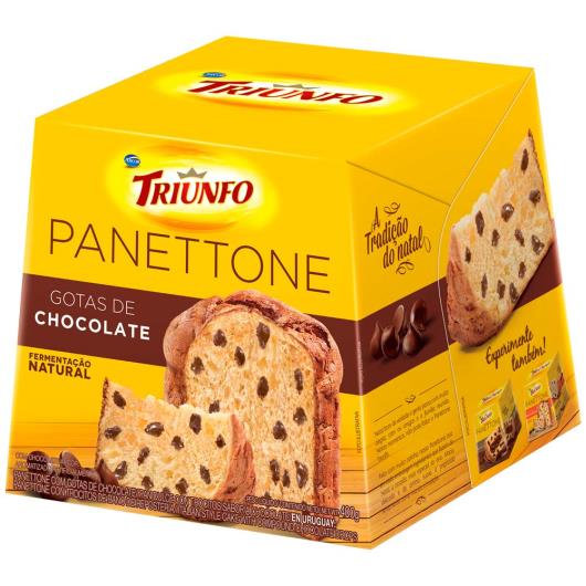 Panettone Gotas Chocolate Triunfo 400g - Imagem em destaque