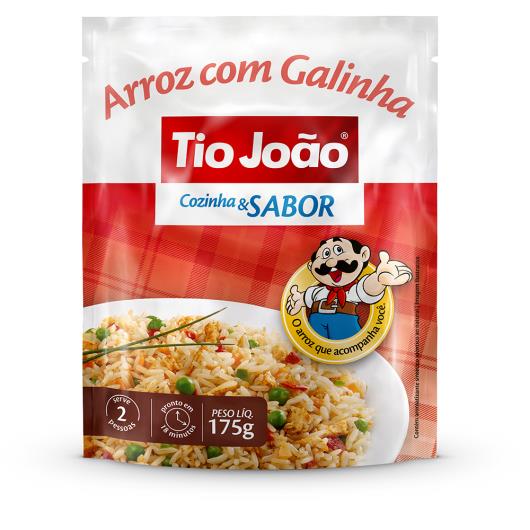 Arroz Tio João cozinha sabor galinha  175g - Imagem em destaque