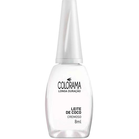 Esmalte Colorama cremoso leite de coco 8ml - Imagem em destaque