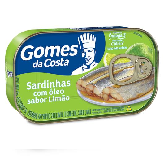 Sardinha Gomes da Costa sabor limão 125g - Imagem em destaque