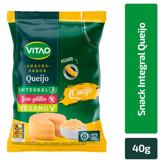 Snack Integral Queijo Vitao Sem Glúten 40g - Imagem em destaque