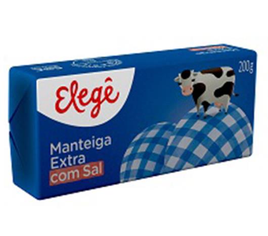 Manteiga Elegê extra com sal  tablete 200g - Imagem em destaque