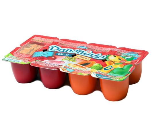 Queijo petit suisse 2 sabores frutas sortidas Danoninho 360g  - Imagem em destaque