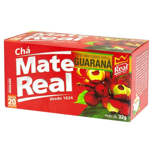 Chá Mate Tostado Guaraná Real Caixa 32g 20 Unidades - Imagem em destaque