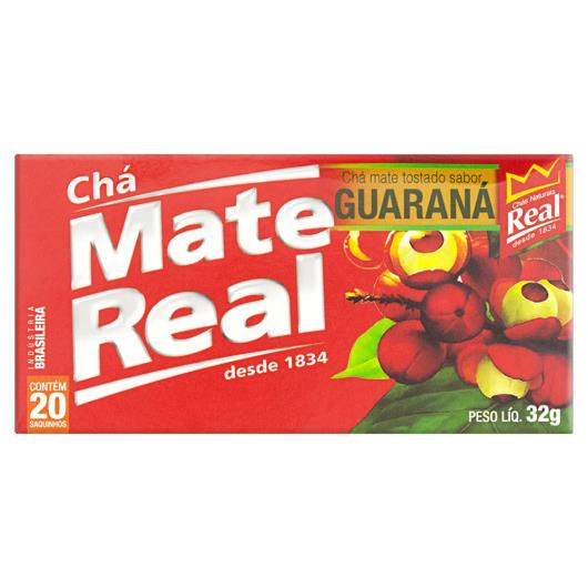 Chá Mate Tostado Guaraná Real Caixa 32g 20 Unidades - Imagem em destaque