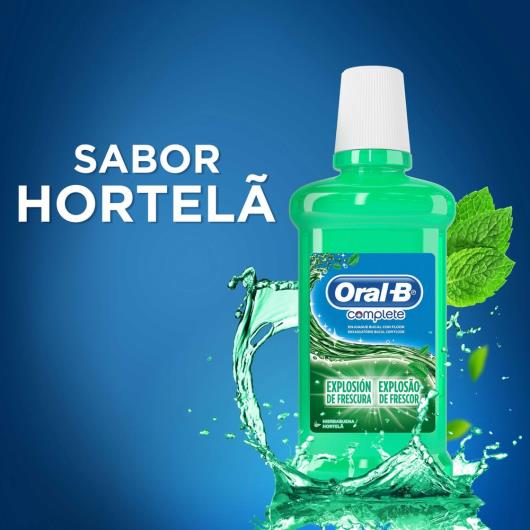 Antisséptico Bucal Oral-B Complete Hortelã - 500ml - Imagem em destaque