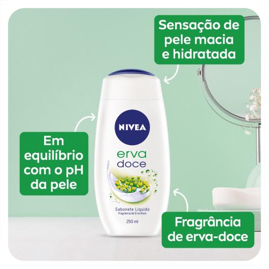 NIVEA Sabonete Líquido Erva Doce 250ml - Imagem em destaque