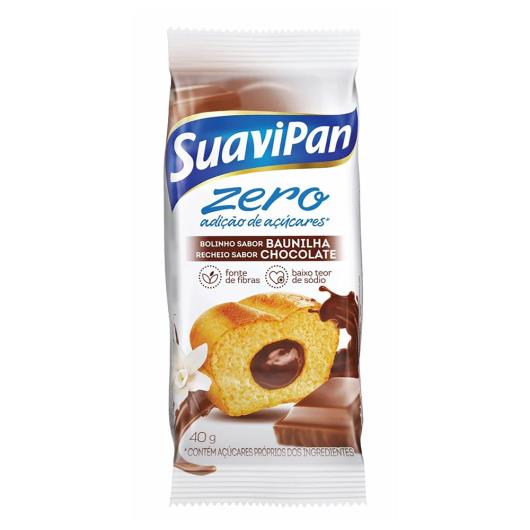 Bolinho Zero Açúcar Baunilha com Chocolate SuaviPan 40g - Imagem em destaque