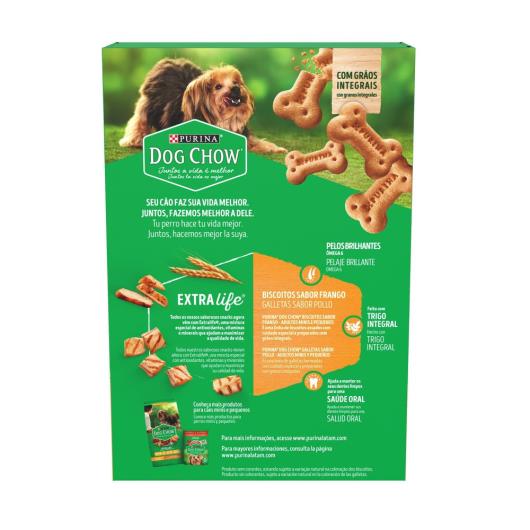 Biscoito DOG CHOW Cães Adultos Minis e Pequenos Frango 500g - Imagem em destaque