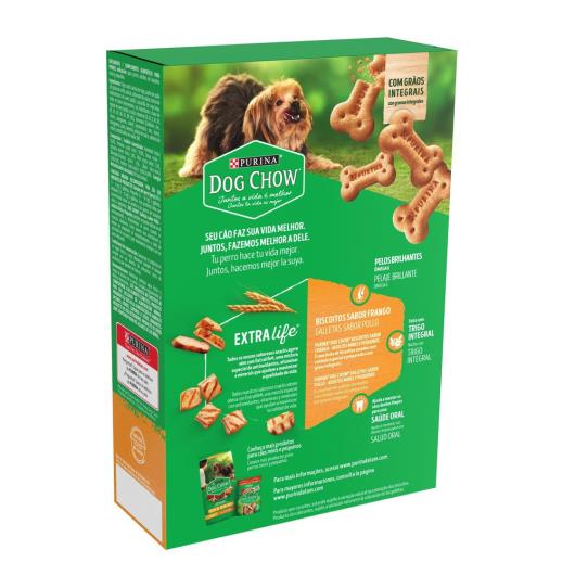 Biscoito DOG CHOW Cães Adultos Minis e Pequenos Frango 500g - Imagem em destaque