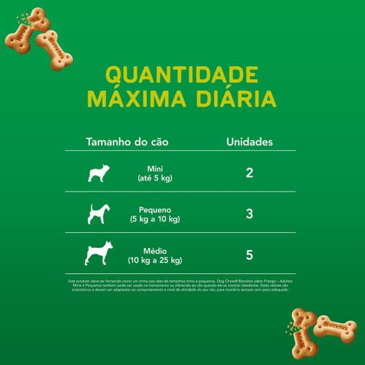 Biscoito DOG CHOW Cães Adultos Minis e Pequenos Frango 500g - Imagem em destaque