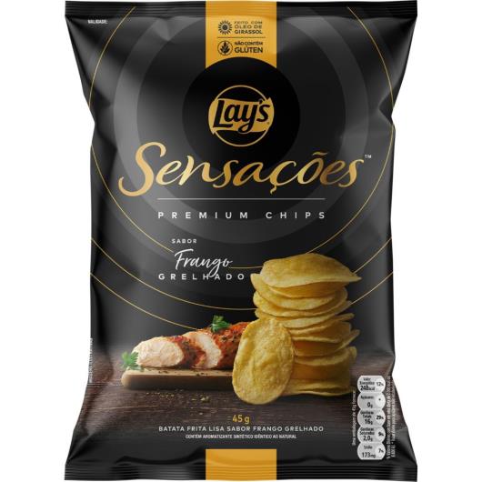 Batata Frita Frango Grelhado Sensações Elma Chips Pacote 45G - Imagem em destaque