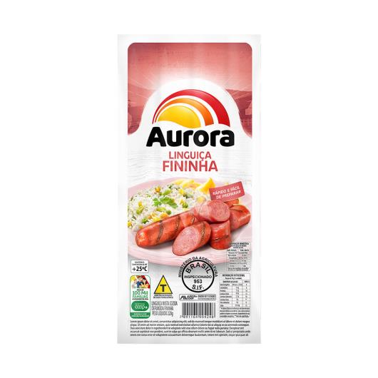 Lingüiça de calabresa fina Aurora 220g - Imagem em destaque