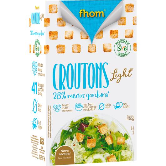 Croutons Fhom light 100g - Imagem em destaque