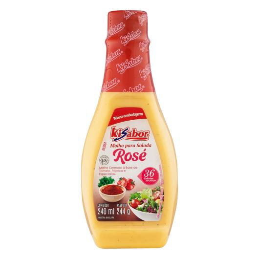 Molho para Salada Rosé Kisabor Squeeze 240ml - Imagem em destaque