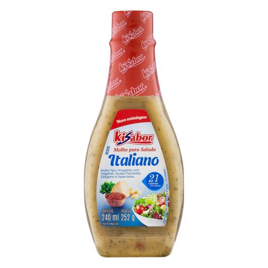 Molho para Salada Italiano Kisabor Squeeze 240ml - Imagem em destaque