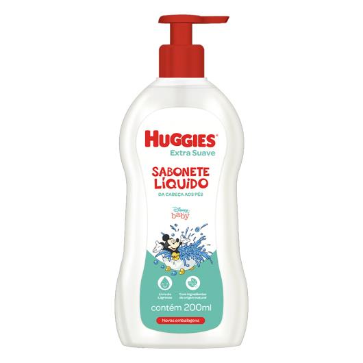 Sabonete Infantil Líquido da Cabeça aos Pés Extra Suave Disney Baby Huggies Frasco 200ml - Imagem em destaque